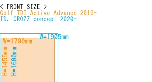 #Golf TDI Active Advance 2019- + ID. CROZZ concept 2020-
